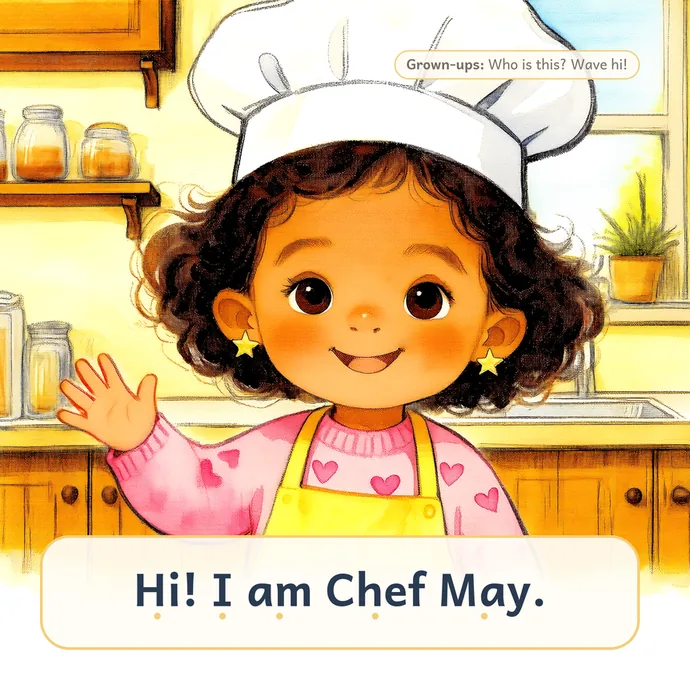 A page from Chef May Makes a Fruit Salad